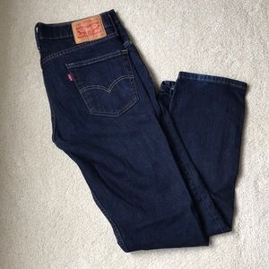 Men’s dark Levi’s jeans, style 511. W34/L32